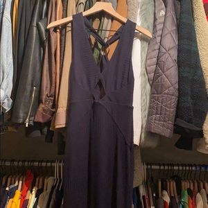 Navy free people dress